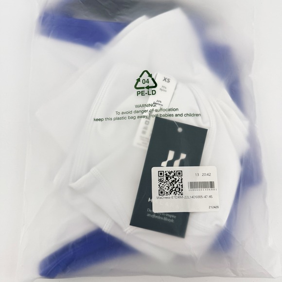 Halara Everyday Cloudful Air Half Zip 2-Piece Set Golf Dress XS White Blue Black - Picture 14 of 16